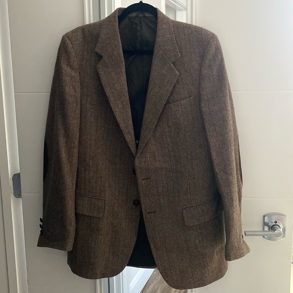 Hillary Morton Elbow Patch Blazer w/ measurements